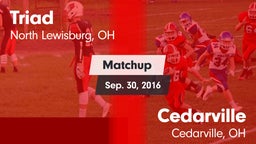 Matchup: Triad  vs. Cedarville  2016