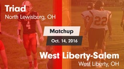 Matchup: Triad  vs. West Liberty-Salem  2016
