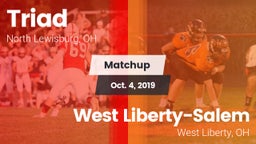 Matchup: Triad  vs. West Liberty-Salem  2019