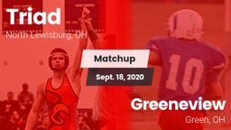 Matchup: Triad  vs. Greeneview  2020