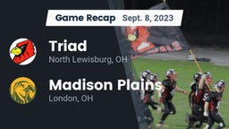 Recap: Triad  vs. Madison Plains  2023