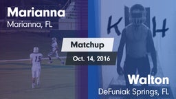 Matchup: Marianna  vs. Walton  2016