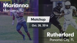 Matchup: Marianna  vs. Rutherford  2016