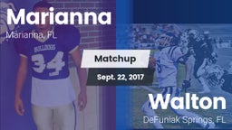 Matchup: Marianna  vs. Walton  2017
