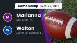 Recap: Marianna  vs. Walton  2017