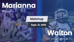 Matchup: Marianna  vs. Walton  2018