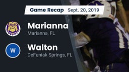 Recap: Marianna  vs. Walton  2019