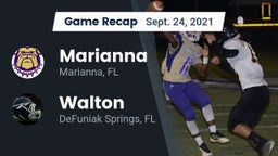 Recap: Marianna  vs. Walton  2021