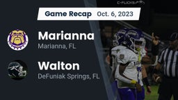 Recap: Marianna  vs. Walton  2023