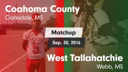 Matchup: Coahoma County High  vs. West Tallahatchie  2016