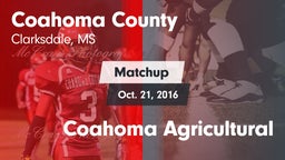Matchup: Coahoma County High  vs. Coahoma Agricultural 2016