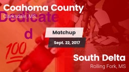 Matchup: Coahoma County High  vs. South Delta  2017