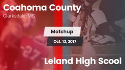 Matchup: Coahoma County High  vs. Leland High Scool 2017