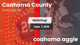 Matchup: Coahoma County High  vs. coahoma aggie 2018
