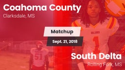 Matchup: Coahoma County High  vs. South Delta  2018