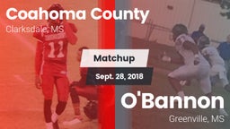 Matchup: Coahoma County High  vs. O'Bannon  2018