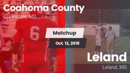 Matchup: Coahoma County High  vs. Leland  2018