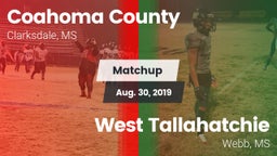Matchup: Coahoma County High  vs. West Tallahatchie  2019