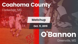 Matchup: Coahoma County High  vs. O'Bannon  2019