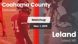 Matchup: Coahoma County High  vs. Leland  2019