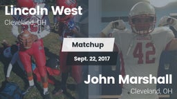Matchup: Lincoln West High Sc vs. John Marshall  2017