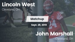 Matchup: Lincoln West High Sc vs. John Marshall  2019