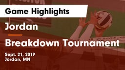 Jordan  vs Breakdown Tournament Game Highlights - Sept. 21, 2019