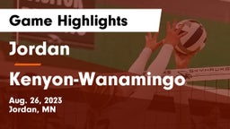 Jordan  vs Kenyon-Wanamingo Game Highlights - Aug. 26, 2023