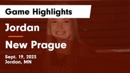 Jordan  vs New Prague  Game Highlights - Sept. 19, 2023