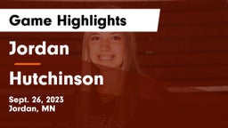 Jordan  vs Hutchinson  Game Highlights - Sept. 26, 2023