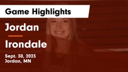 Jordan  vs Irondale  Game Highlights - Sept. 30, 2023