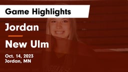 Jordan  vs New Ulm Game Highlights - Oct. 14, 2023