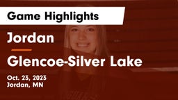 Jordan  vs Glencoe-Silver Lake  Game Highlights - Oct. 23, 2023