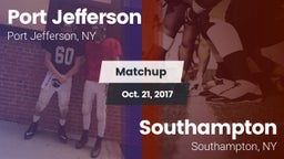 Matchup: Port Jefferson High vs. Southampton  2017