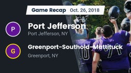 Recap: Port Jefferson  vs. Greenport-Southold-Mattituck  2018