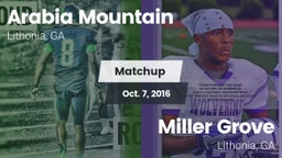 Matchup: Arabia Mountain vs. Miller Grove  2016