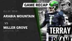 Recap: Arabia Mountain  vs. Miller Grove  2016