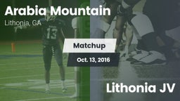 Matchup: Arabia Mountain vs. Lithonia JV 2016