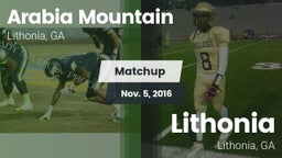 Matchup: Arabia Mountain vs. Lithonia  2016