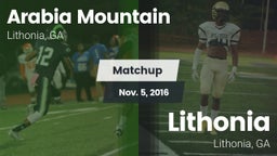 Matchup: Arabia Mountain vs. Lithonia  2016