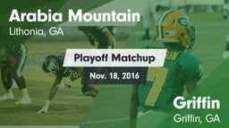 Matchup: Arabia Mountain vs. Griffin  2016