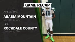 Recap: Arabia Mountain  vs. Rockdale County  2017