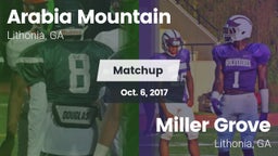 Matchup: Arabia Mountain vs. Miller Grove  2017