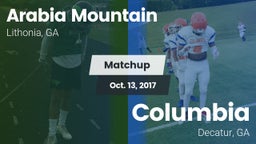Matchup: Arabia Mountain vs. Columbia  2017