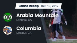 Recap: Arabia Mountain  vs. Columbia  2017
