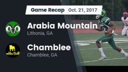 Recap: Arabia Mountain  vs. Chamblee  2017