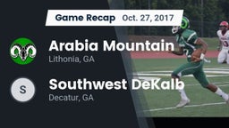 Recap: Arabia Mountain  vs. Southwest DeKalb  2017