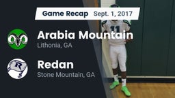 Recap: Arabia Mountain  vs. Redan  2017