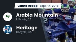 Recap: Arabia Mountain  vs. Heritage  2018
