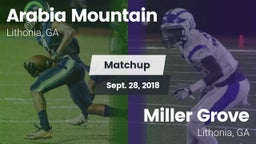Matchup: Arabia Mountain vs. Miller Grove  2018